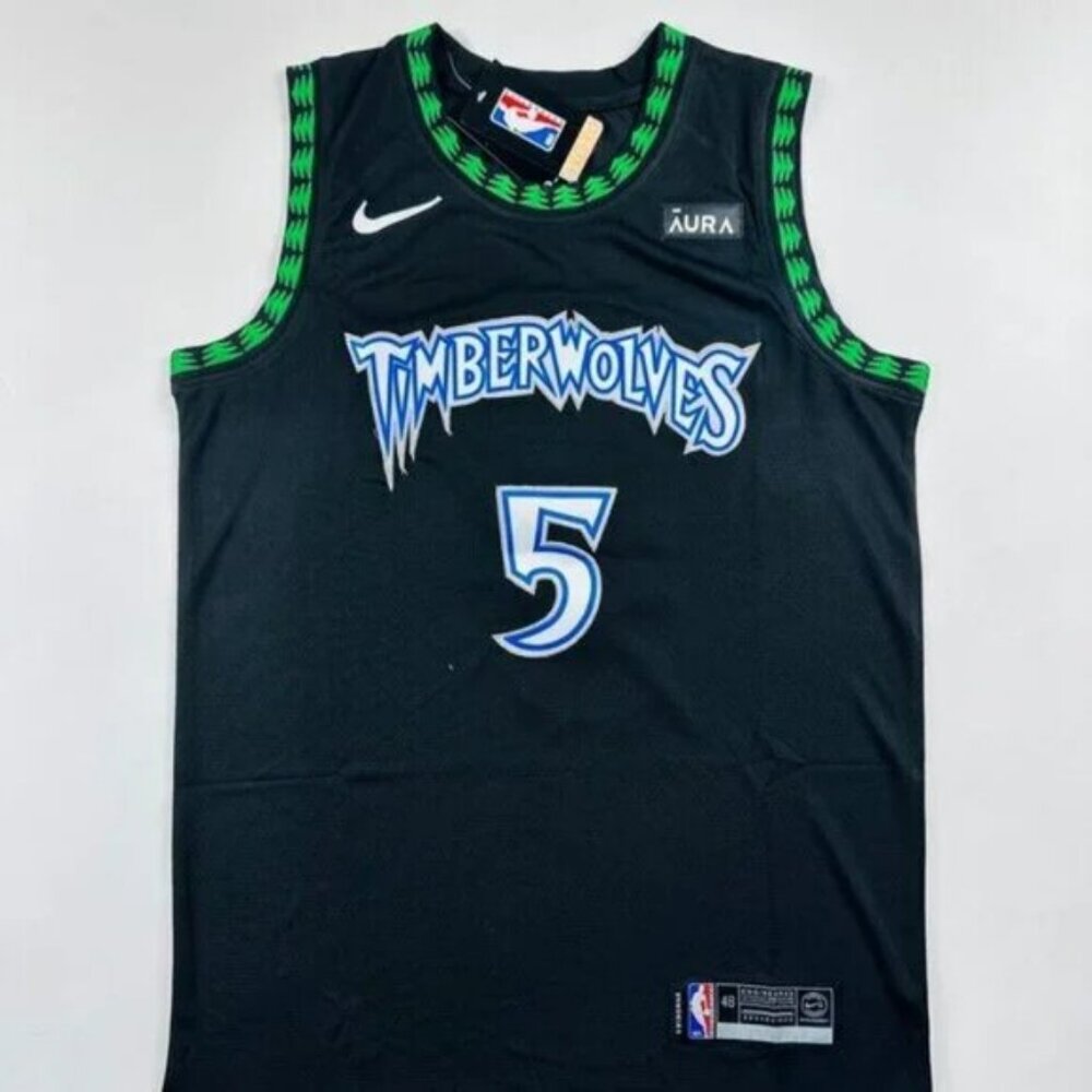 Youths Kids Mens Anthony Edwards Black  Jersey